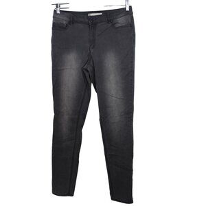 Cato Denim Gray Skinny Jeans Women Size 12 Contemporary Fit
